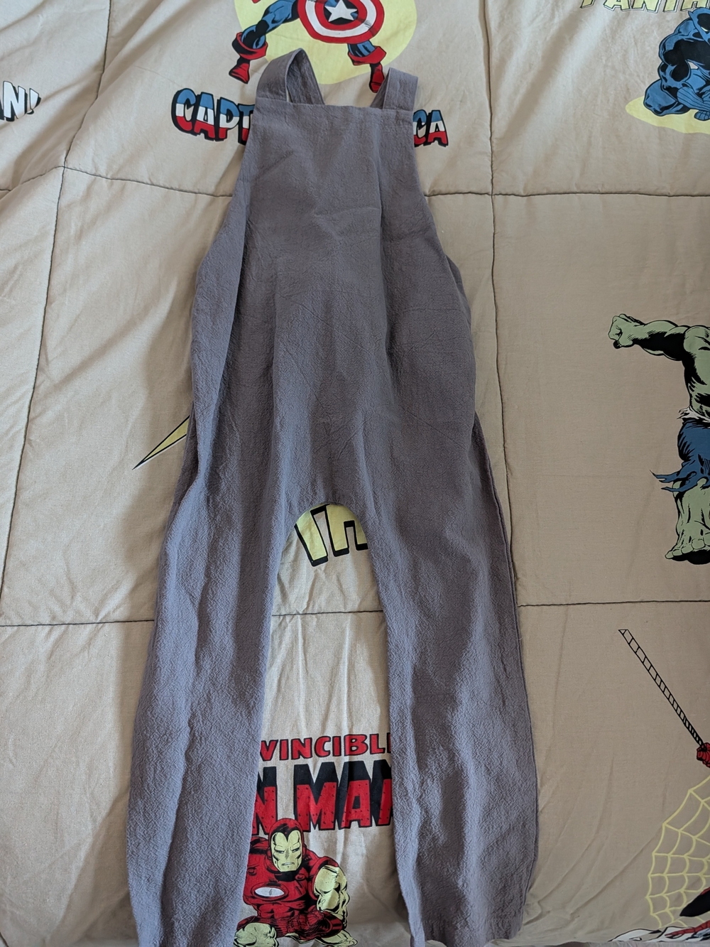 Mebie Baby - Gray Overalls 3T